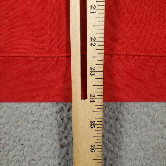 Champion Red Casual Pullover Sweater Hoodie Sweatshirt Adult Size Small - Picture 9 of 12